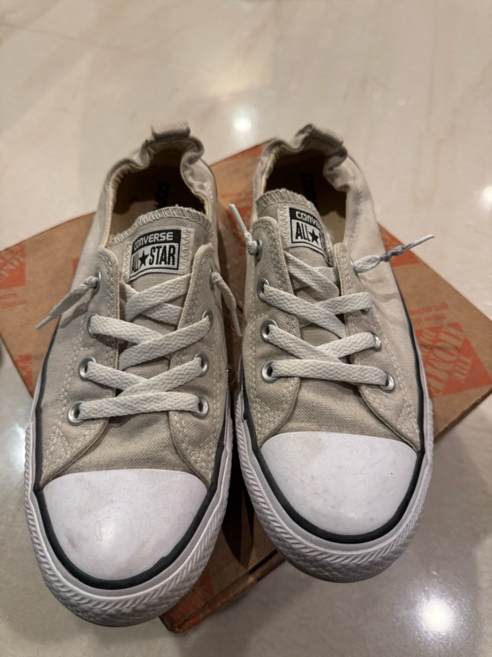 Converse Kids' Chuck Taylor All Star Low Top Sneakers - Cream